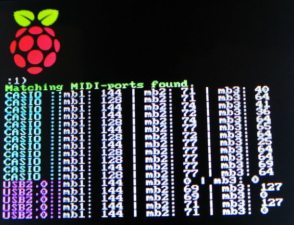 Abbildung 15: Applikationsscreen MIDI-Router